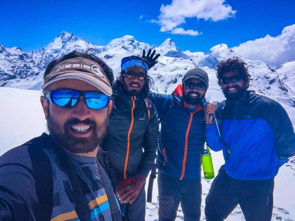 Mandatory selfie at the Prini Peak. From left to right – Pranav, Huzeifa, myself and Ashray.