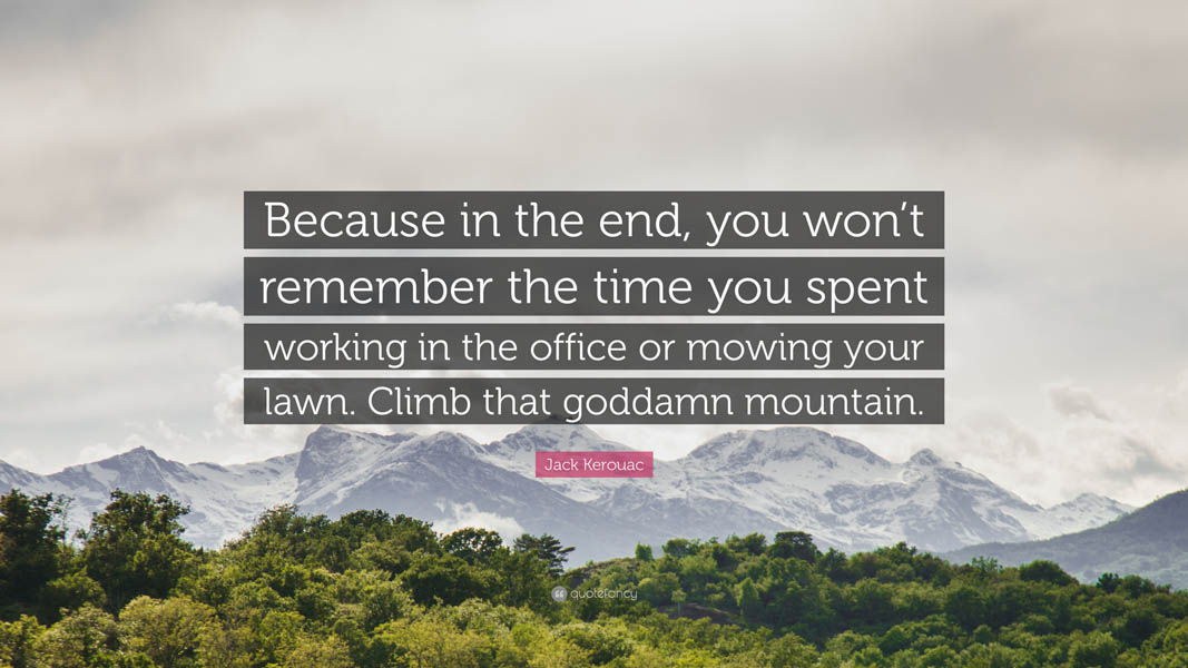 climb the mountain