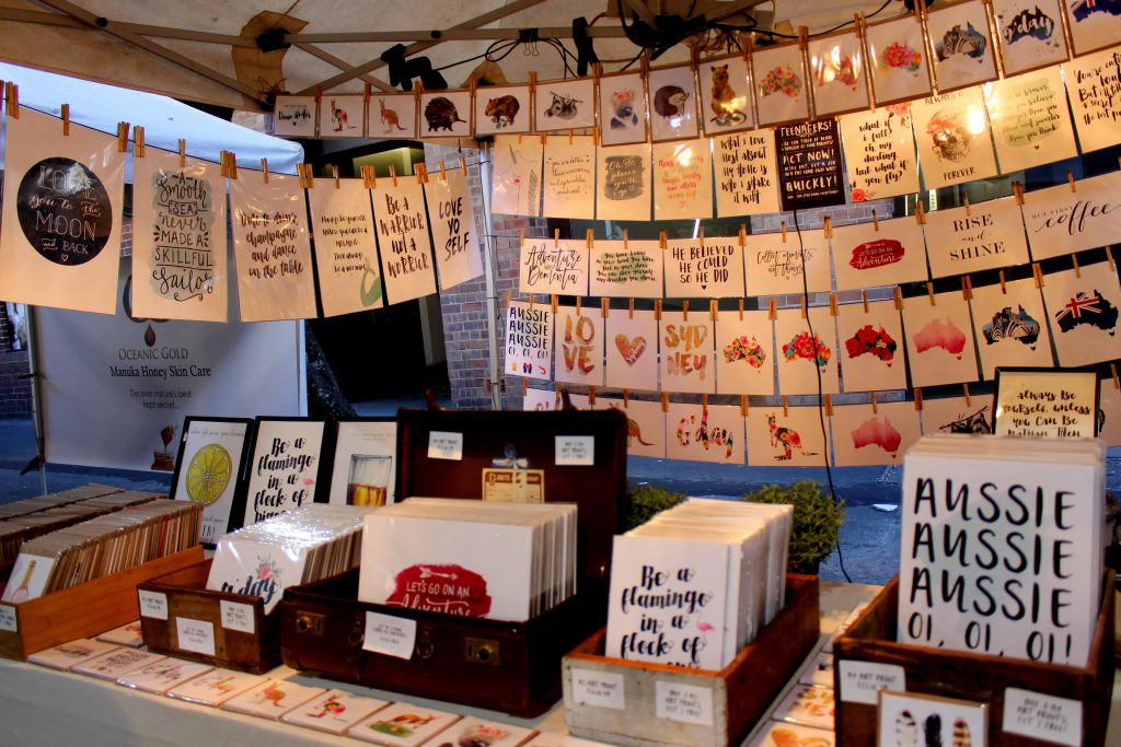 postcards the rocks market sydney