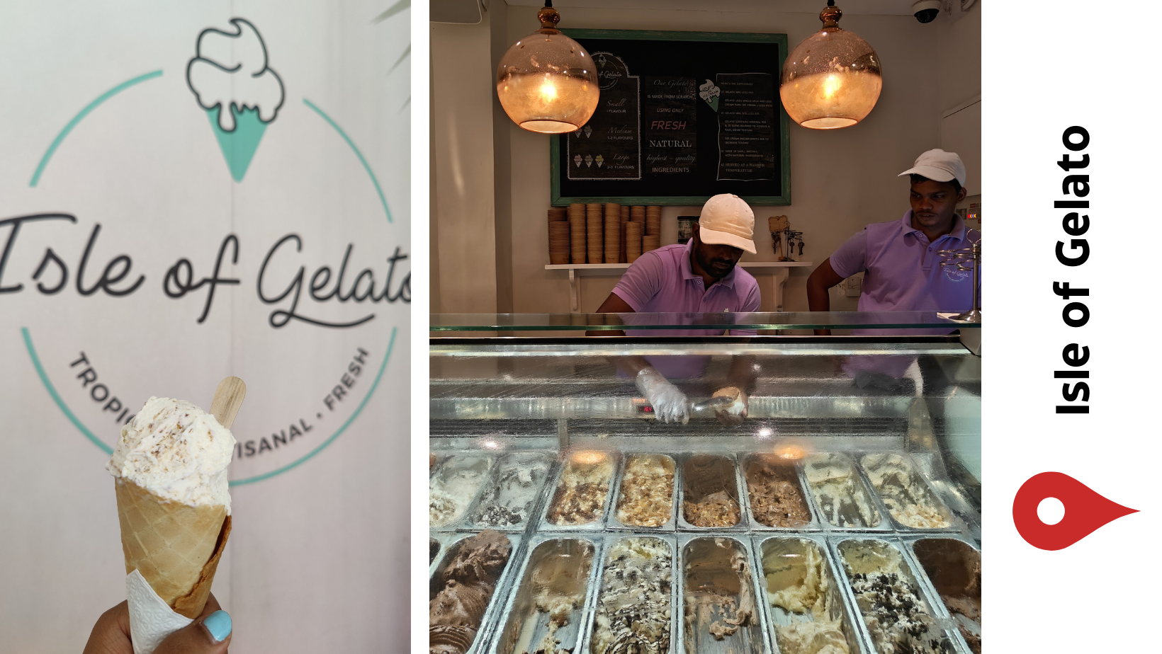 Isle of gelato eat inside galle fort