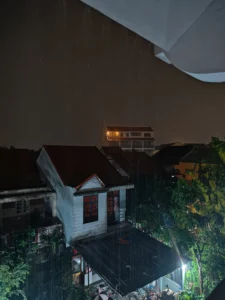 hoi an raining evening