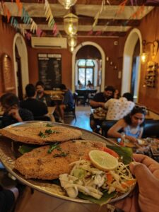 King fish rawa fry at Kokni Kanteen.