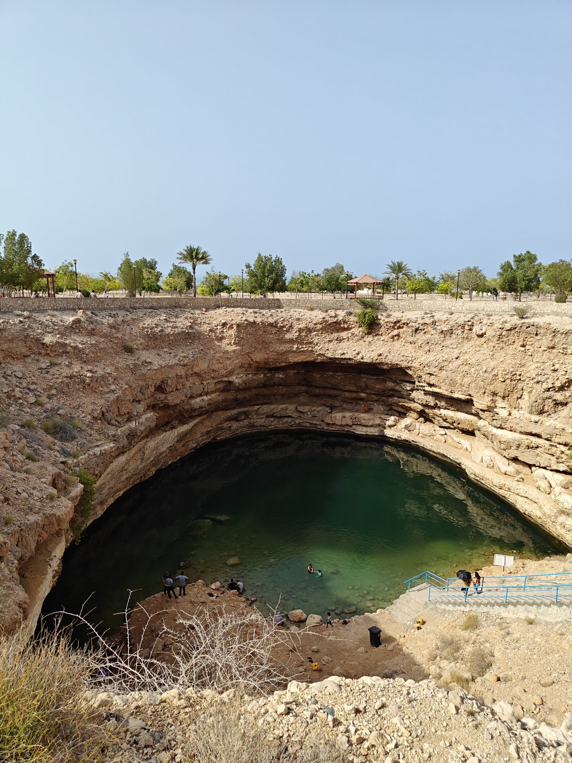 View of Bimmah Sinkhole.