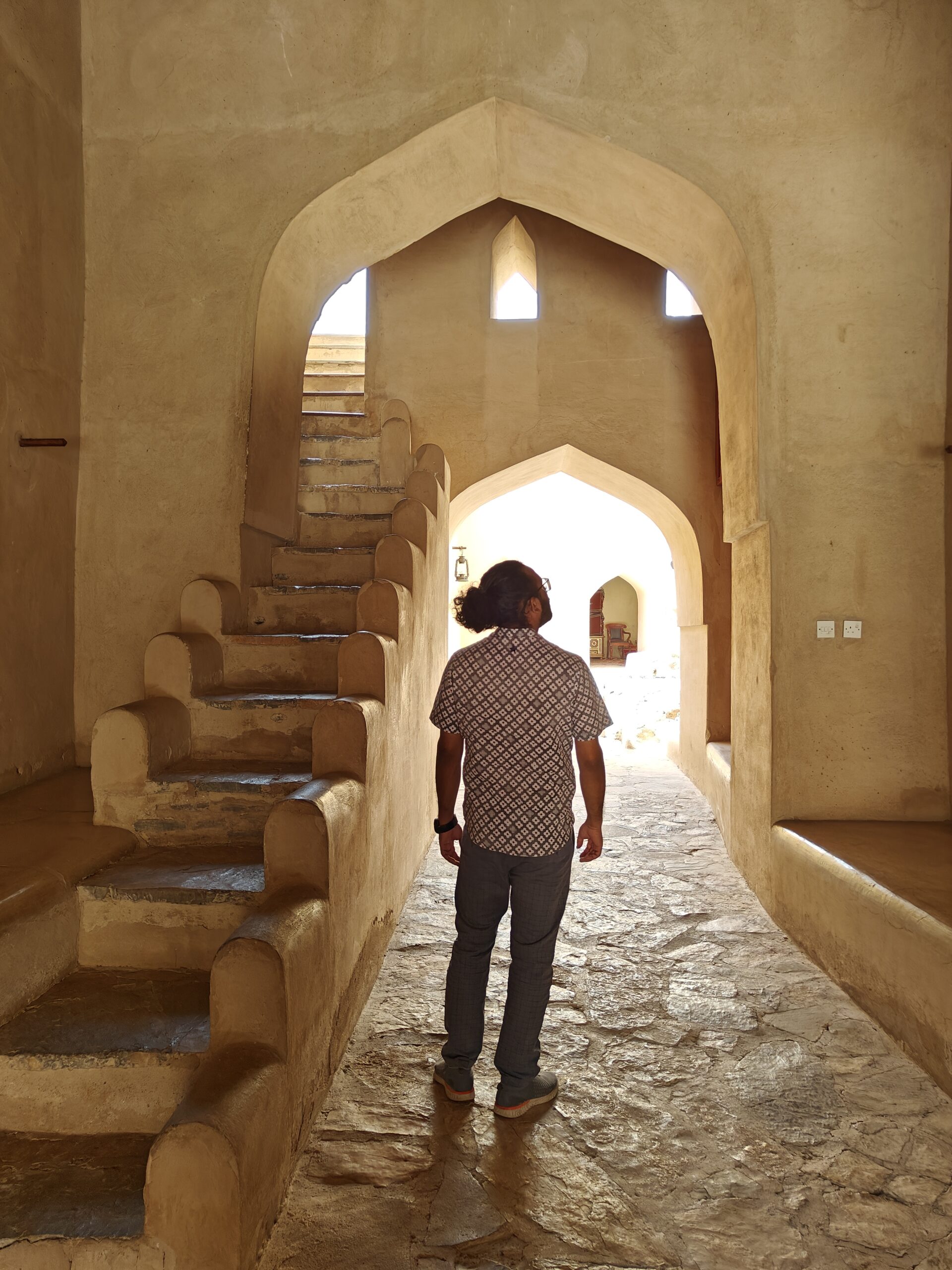 Inside Nizwa Fort.