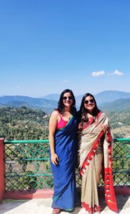 With Ilisha, in Nathuakhan, Uttarakhand.