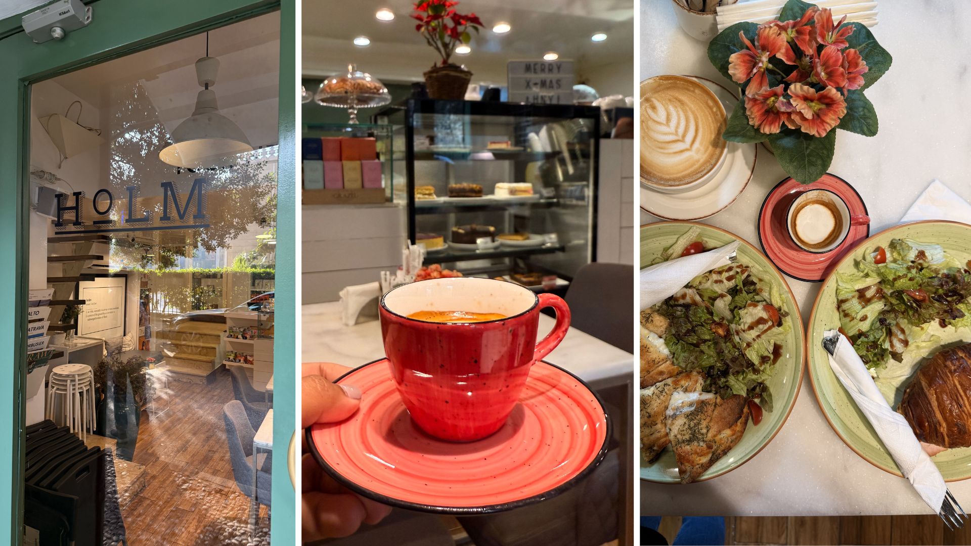 Breakfast at Holm Cafe, Cairo.