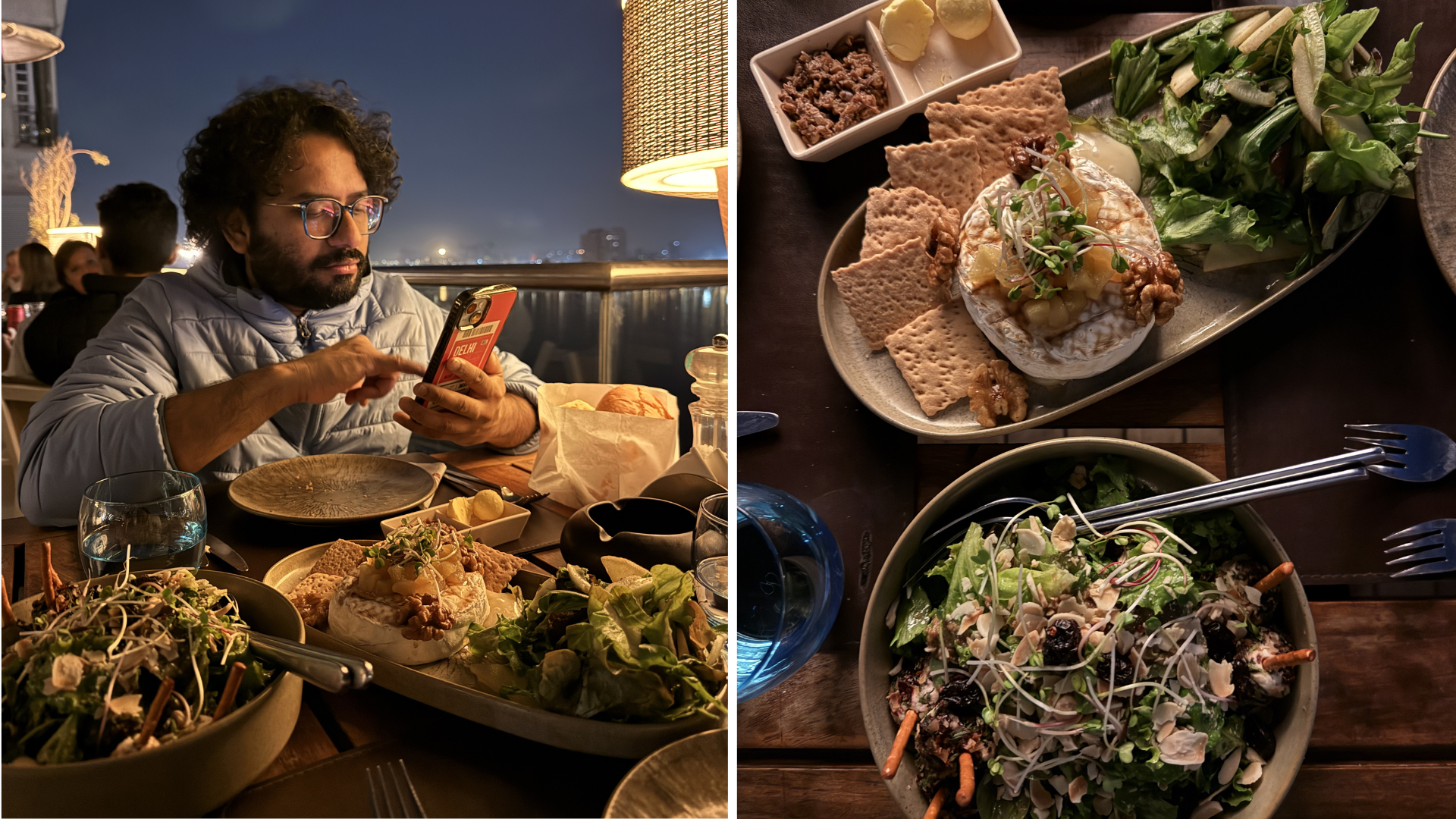 Dinner at Crimson Bar and Grill, Zamalek.