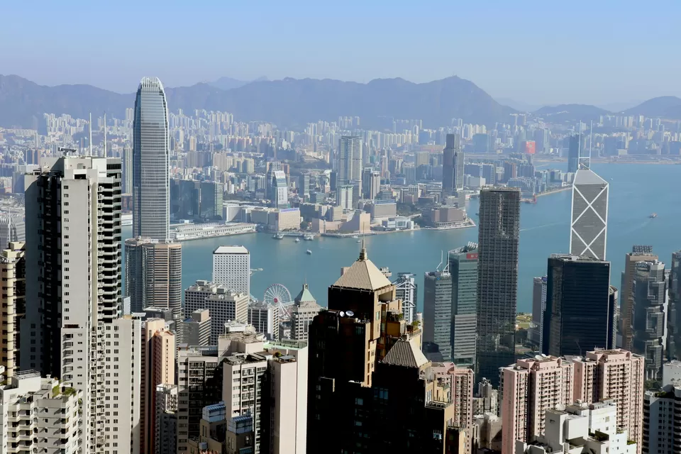 Bird’s Eye View of Hong Kong from Victoria Peak