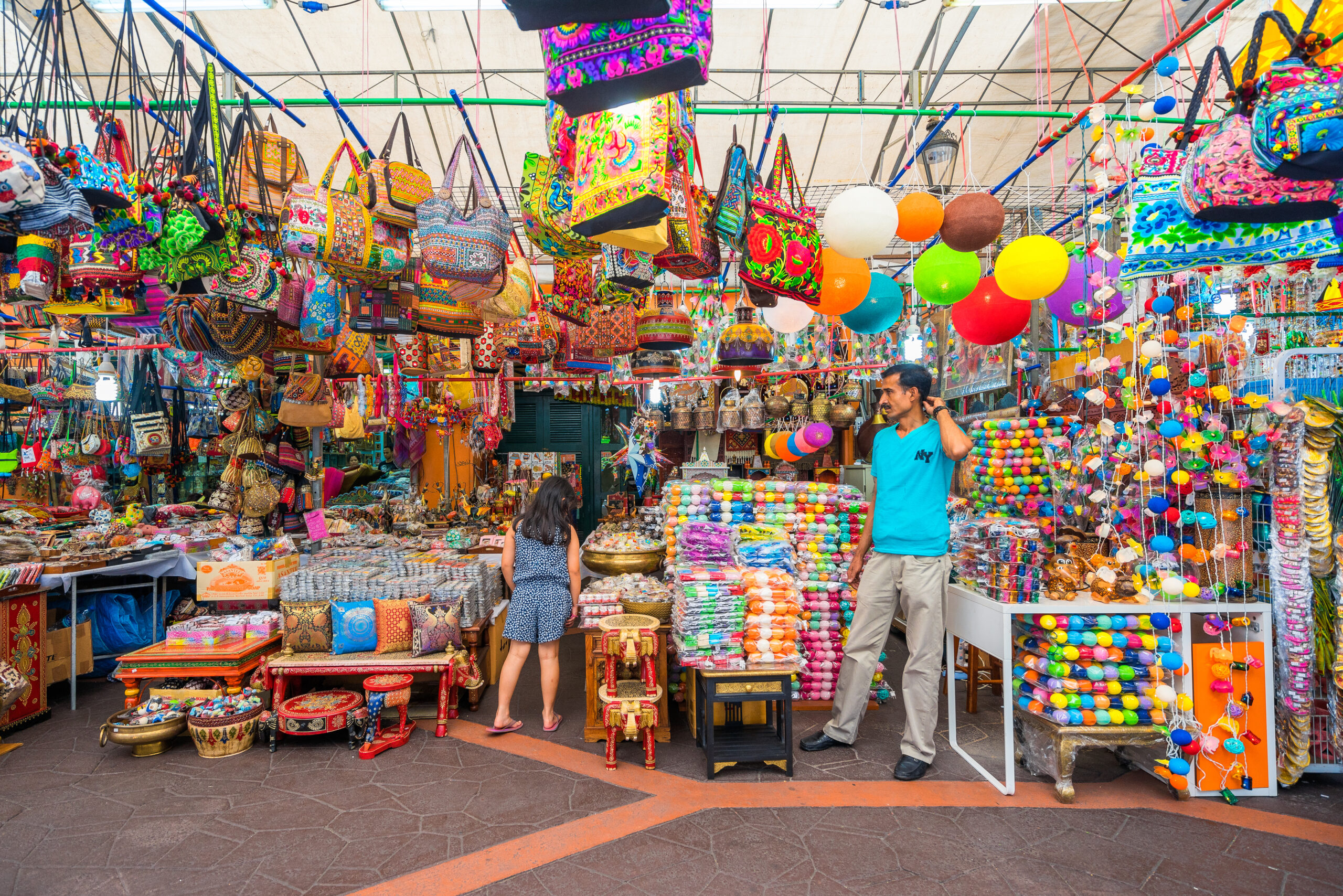 Gift shops at Little India, Singapore