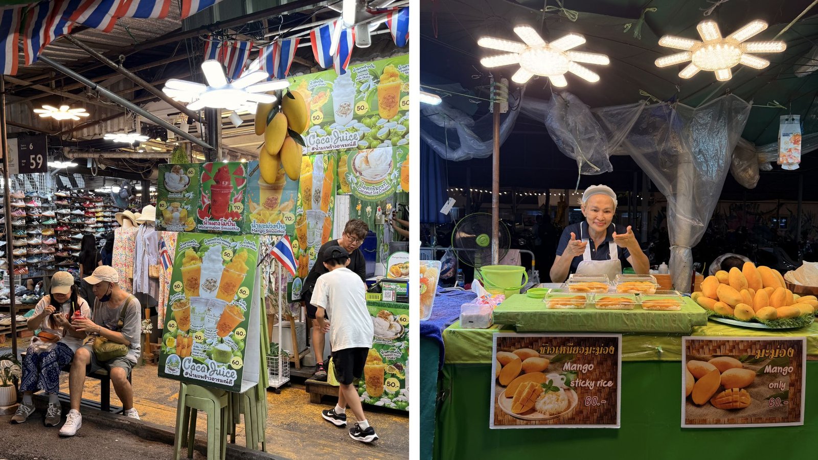 mango stickyrice at chatuchak