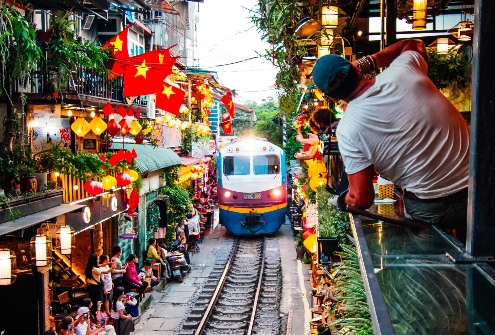 Hanoi train street