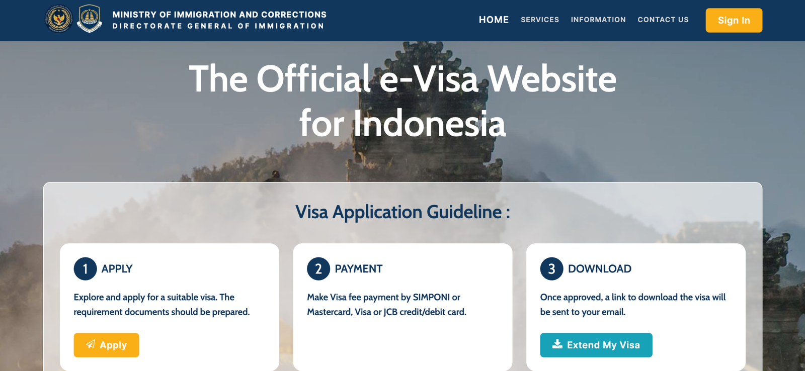 bali visa portal